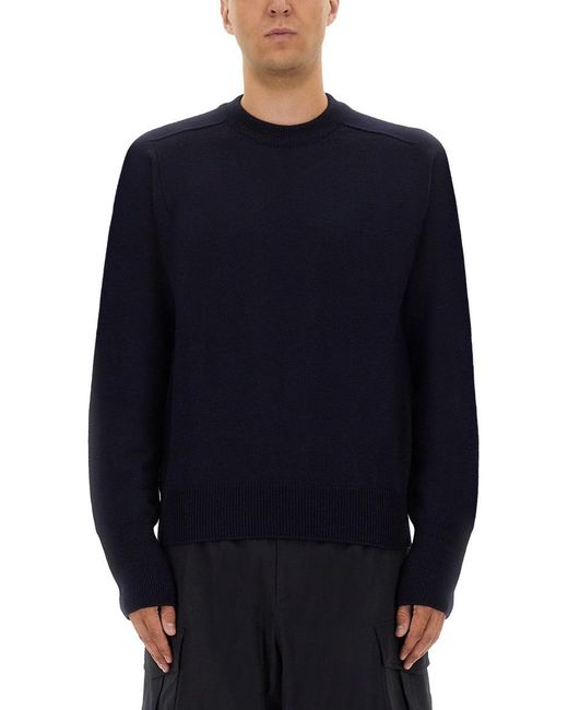 Studio Nicholson Blue Wool Jersey for men