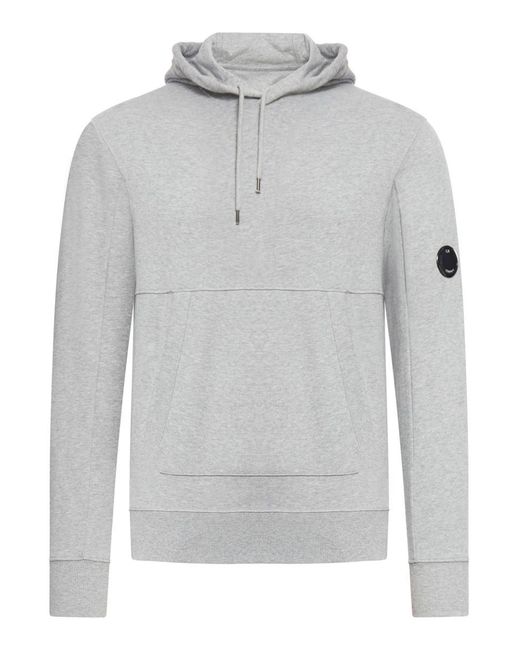 C P Company Gray Hoodies Sweatshirt for men