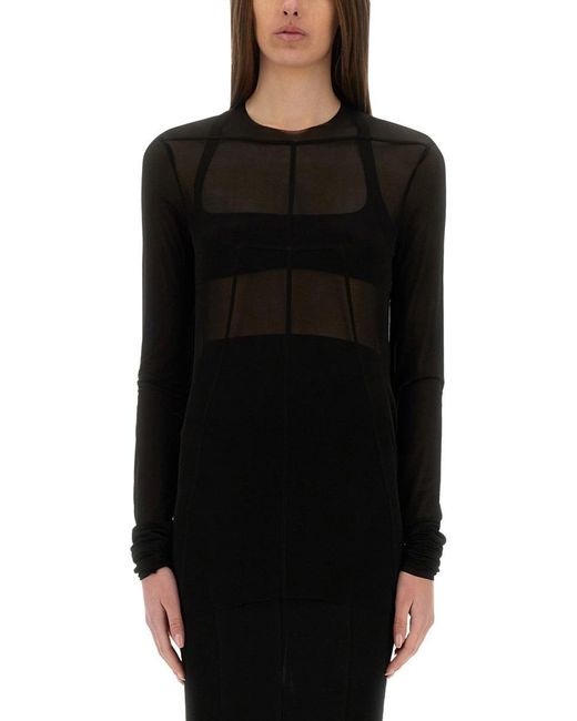 Rick Owens Black Lido" Top