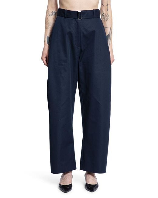 Studio Nicholson Blue Wide Leg