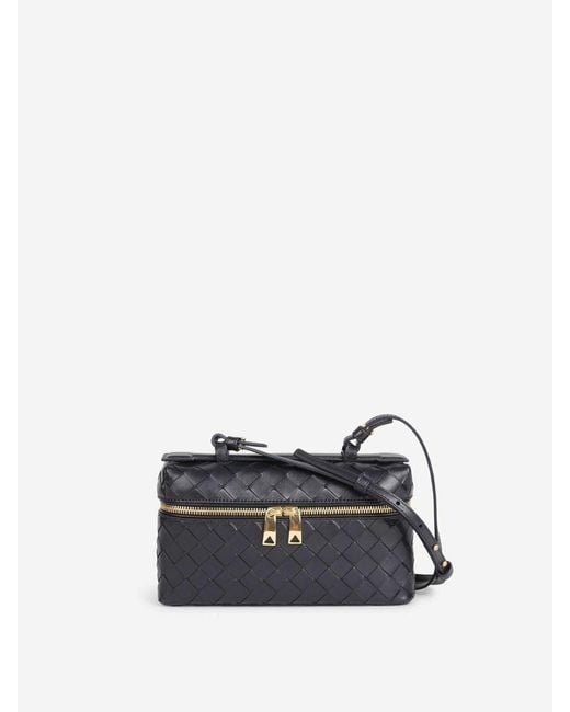Bottega Veneta White Bang Bang Vanity Case Bag