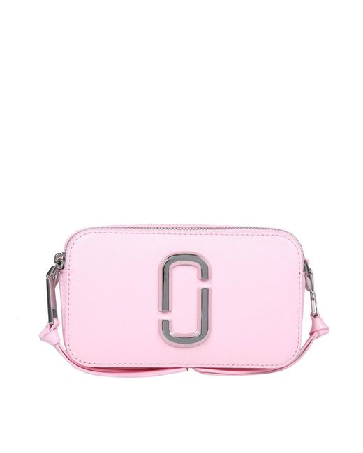 Marc Jacobs Pink The Utility Snapshot In Bubblegum Color Leather