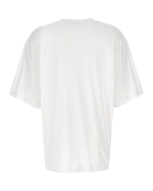 Marni White Logo Print T-shirt