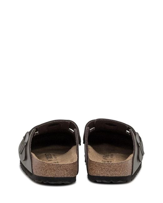 Birkenstock Gray Boston Sandalwood for men