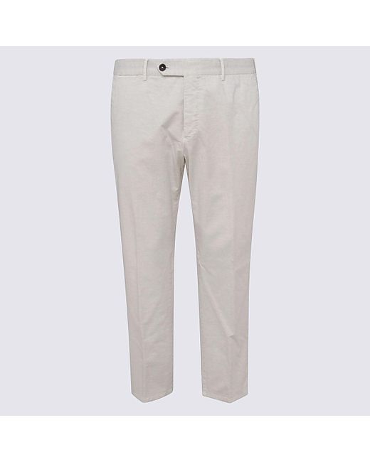 PT Torino White Cotton-linen Blend 