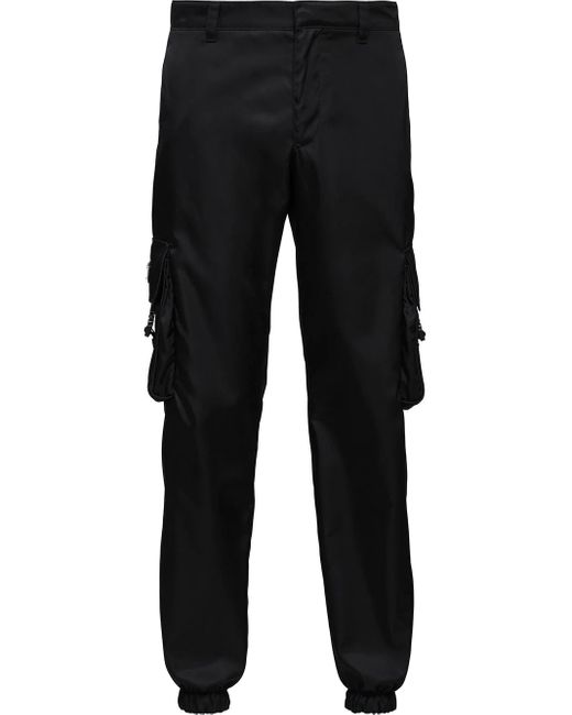 Prada Synthetic Re-nylon Cargo Pants in Nero (Black) for Men - Save 39% ...
