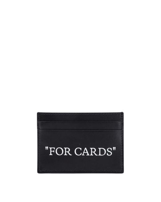 Off-White c/o Virgil Abloh Black Card Holder for men