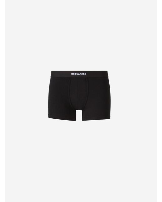 DSquared² Black Cotton Boxer Pack for men