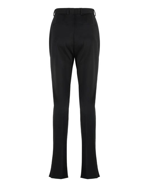 Dolce & Gabbana Black Cady Trousers