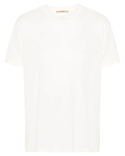 Roberto Collina White Short Sleeves Crew Neck T-shirt Clothing for men