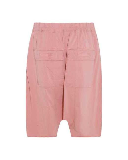 Rick Owens Pink Shorts for men
