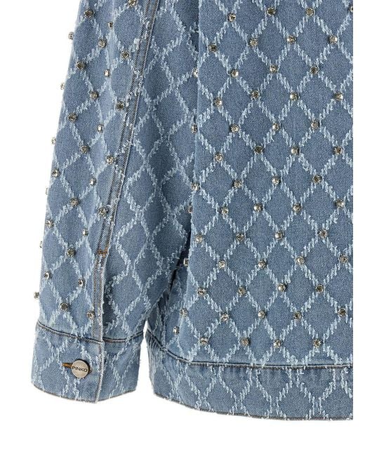 Pinko Blue 'pifferaio' Overshirt