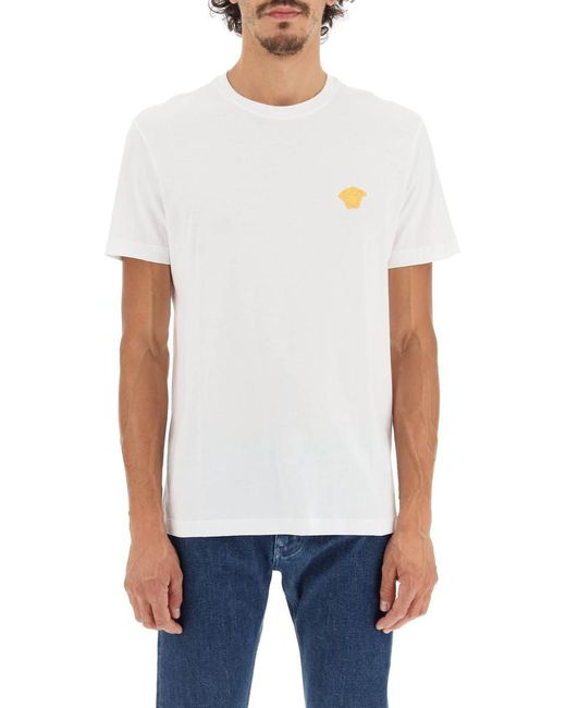 Versace Regular White T Shirt for men