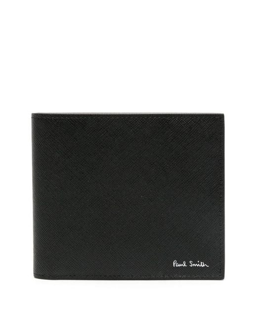Paul Smith Black Logo Leather Wallet for men