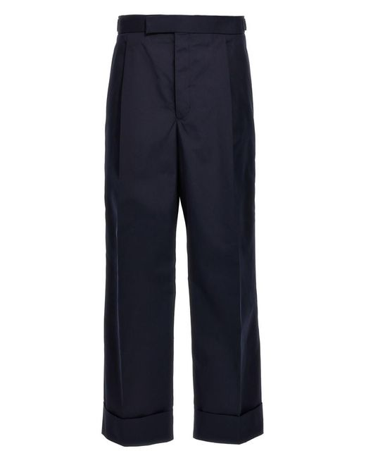 Thom Browne Blue 'Fit 5' Pants for men