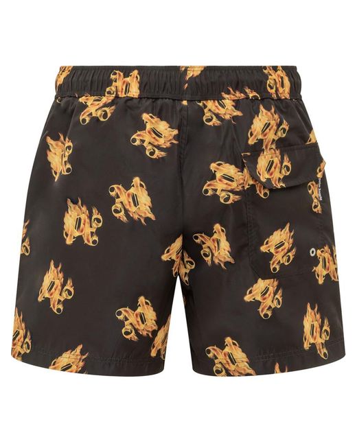 Palm Angels Blue Costume Burning for men