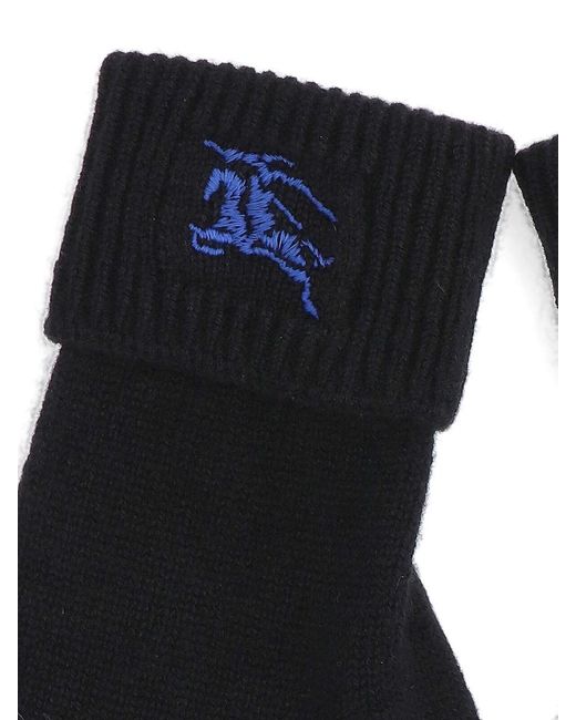 Burberry Black Logo Gloves