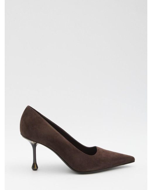 Jimmy Choo Brown Ixia Pumps