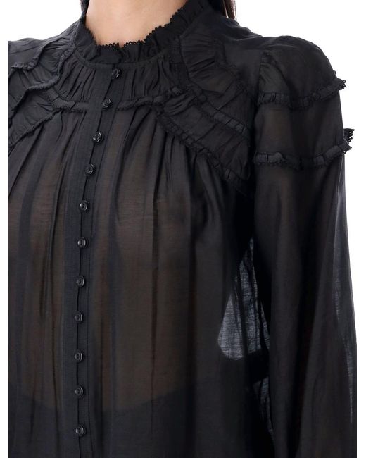 Isabel Marant Black Christa Blouse