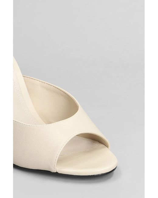 SCHUTZ SHOES Natural Slipper-Mule