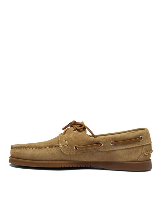 Paraboot Brown "Barth" Boat Loafers for men