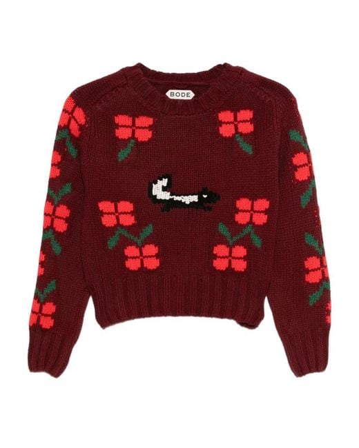 Bode Red Sweater