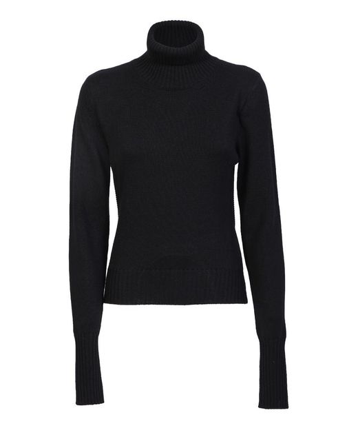 MM6 by Maison Martin Margiela Black Sweaters