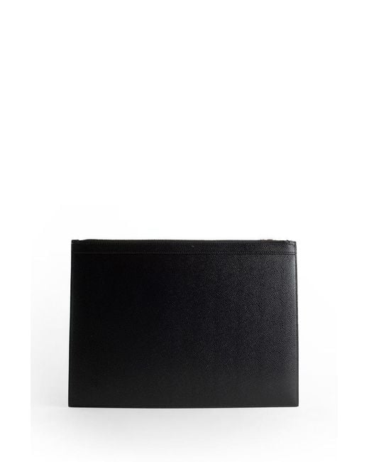 Thom Browne Black Clutches & Pouches for men