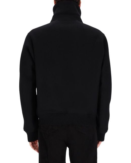 Rick Owens Black Dpp - Jacket "blixa Dracucollar" for men