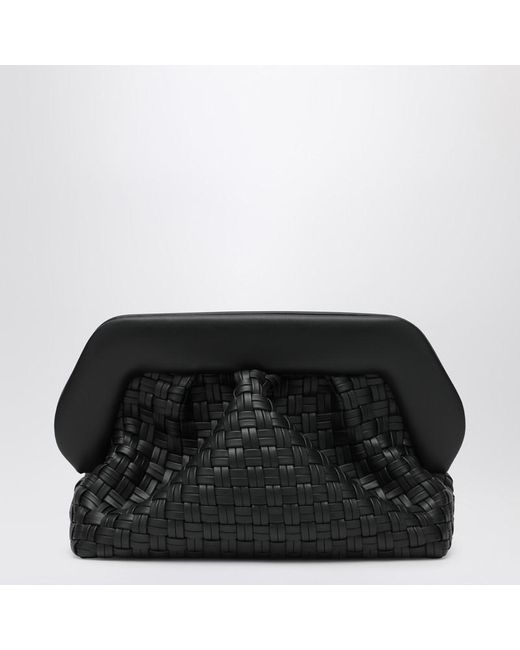 THEMOIRÈ Black Woven Bios Clutch Bag