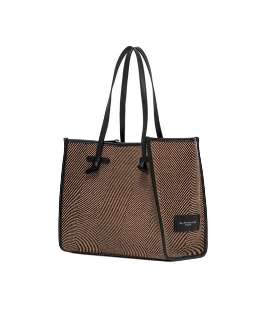Gianni Chiarini Brown Shoulder Bag