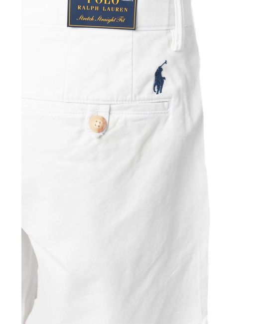 Polo Ralph Lauren White Trousers for men