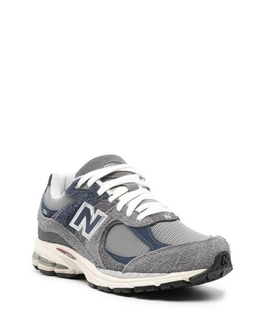 New Balance White M2002R Sneakers for men