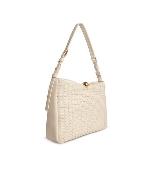 Furla Natural Cream Leather Large 'sfera Soft' Bag