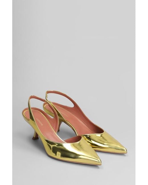 Aldo Castagna Metallic Mikaela Pumps