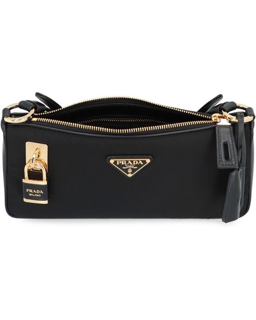 Prada Black Small Re-Nylon Shoulder Bag