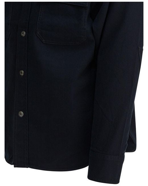 Human Made Blue "work" Overshirt Jacket for men