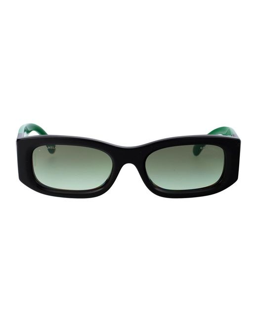 Chanel Green Sunglasses