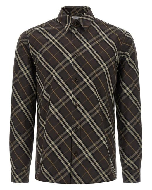 Burberry Gray 'Robert' Shirt for men