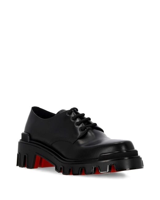 Christian Louboutin Black Flat Shoes for men