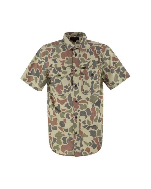 Filson Green Twin Lakes - Shirt With Camouflage Patch Pockets for men