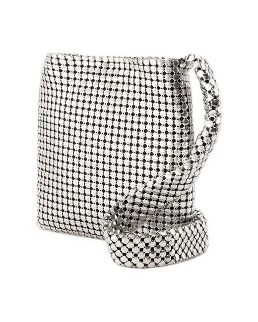 Rabanne Black Pixel Crossbody