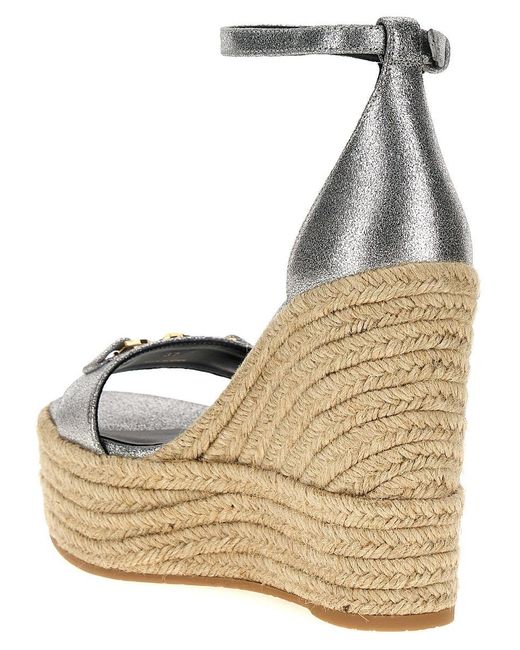 Versace Metallic Espadrillas