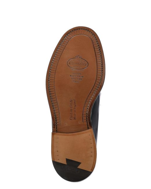 Church's Black Flat Shoes for men