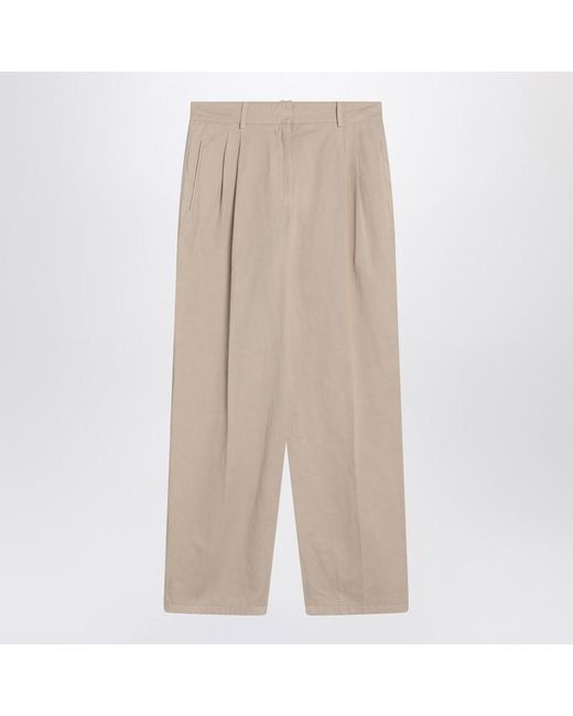 The Row Natural Lilas Light Khaki And Trousers