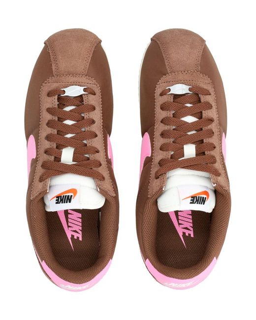 Nike Purple Cortez With Suede Inserts