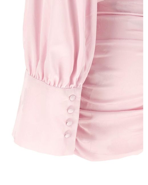 ROTATE BIRGER CHRISTENSEN Pink 'Ls Mini Dress' Dress