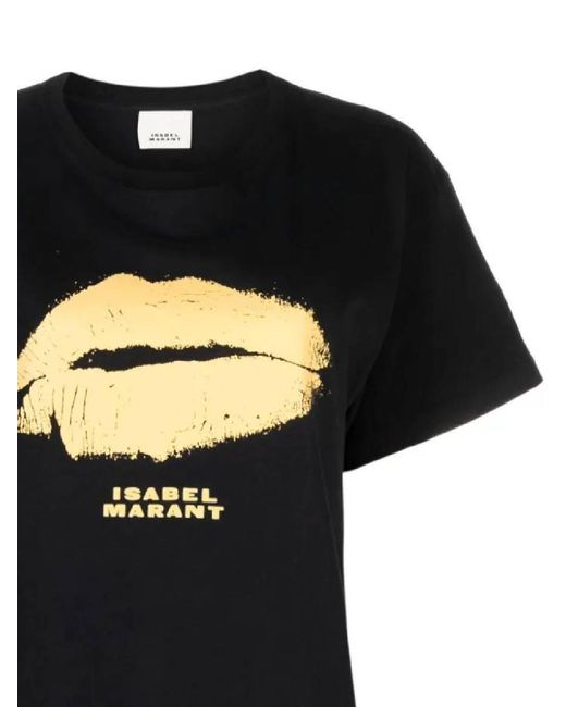 Isabel Marant Black T-shirts And Polos