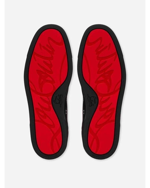 Christian Louboutin Black Sneakers Louis Junior for men
