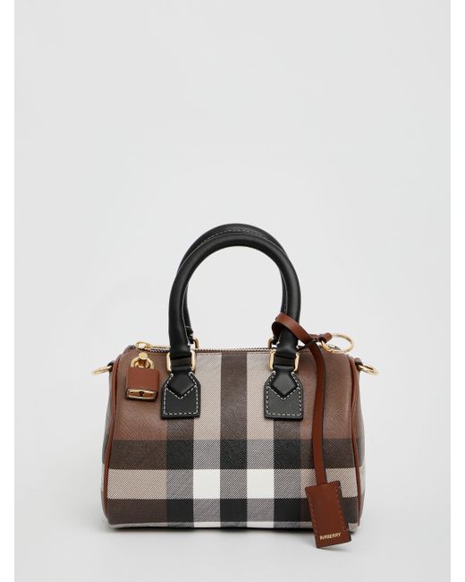 plaid mini bag